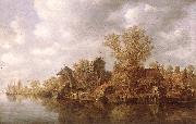 Village at the River sg GOYEN, Jan van